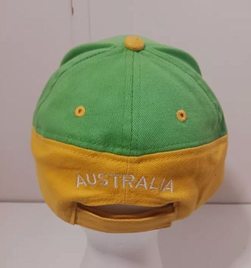 Australia Aussie Aussie Aussie Oi Oi Oi Adjustable Cap Hat Green Raygun Souvenir - Picture 4 of 7